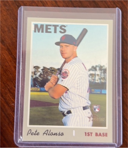 2019 Topps Heritage #519 Pete Alonso — front