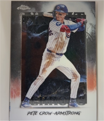 2025 Topps Chrome Update #NT-23 Pete Crow-Armstrong Night Terrors — front