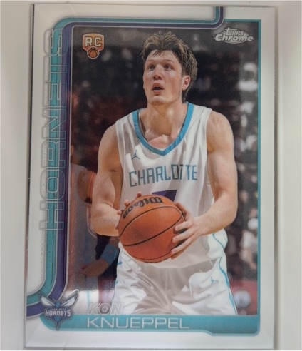 2025-26 Topps Chrome #254 Kon Knueppel — front