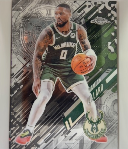 2025-26 Topps Chrome #GT-10 Damian Lillard Go Time — front