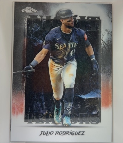 2025 Topps Chrome Update #NT-15 Julio Rodriguez Night Terrors — front