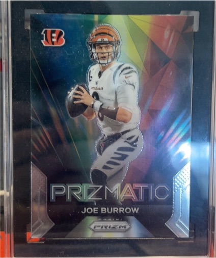 2023 Panini Prizm #9 Joe Burrow Prizmatic — front