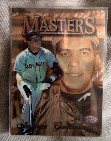 1997 Topps Finest Masters #223 Andres Galarraga — front