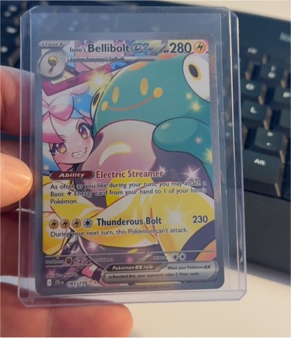 2025 Pokémon Journey Together #183 Iono's Bellibolt EX — front