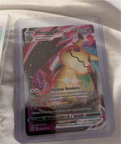 2022 Pokémon Brilliant Stars #069 Mimikyu VMAX — front