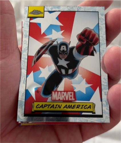 2024 Topps Chrome Marvel #92 Captain America — front