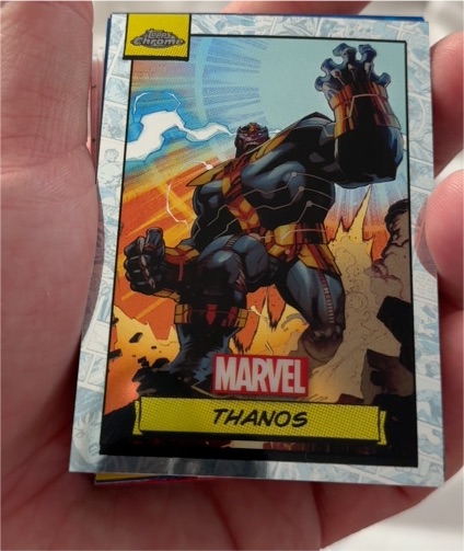 2024 Topps Chrome Marvel #72 Thanos — front