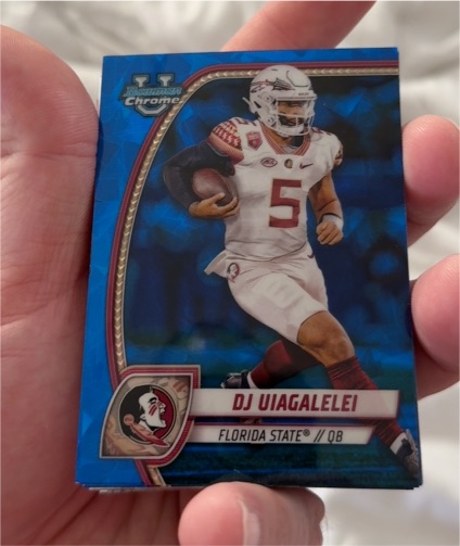 2024 Bowman University Chrome #48 DJ Uiagalelei — front
