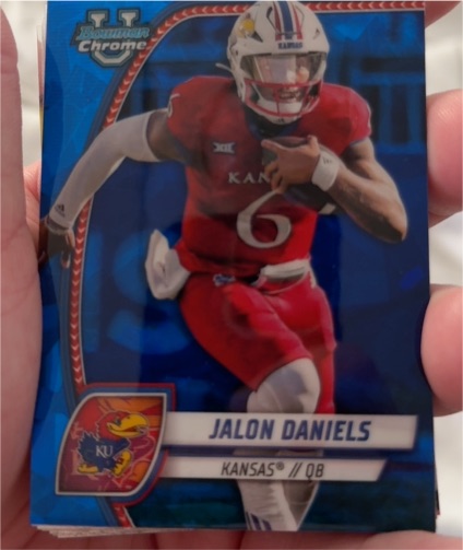 2024 Bowman University Chrome #88 Jalon Daniels — front