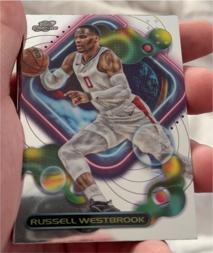 2023-24 Topps Chrome Cosmic #61 Russell Westbrook — front