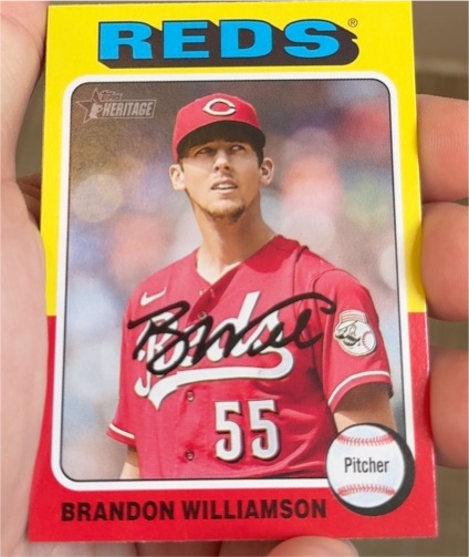 2024 Topps Heritage #264 Brandon Williamson — front