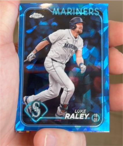 2024 Topps Chrome Update #US260 Luke Raley — front