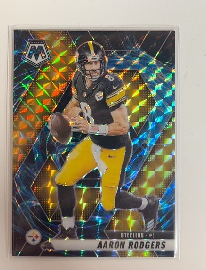 2024 Panini Mosaic #8 Aaron Rodgers — front