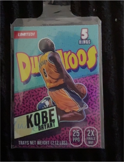 1990 Dunkaroos #5 Kobe Bryant — front