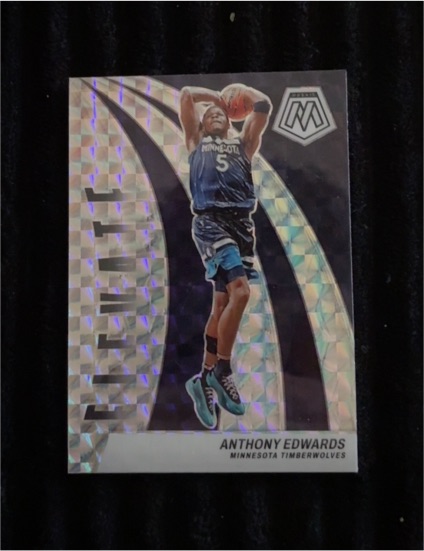 2023-24 Panini Mosaic Elevate #19 Anthony Edwards — front