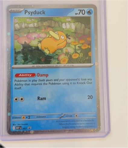 2025 Black Star Promo #007 Psyduck — front