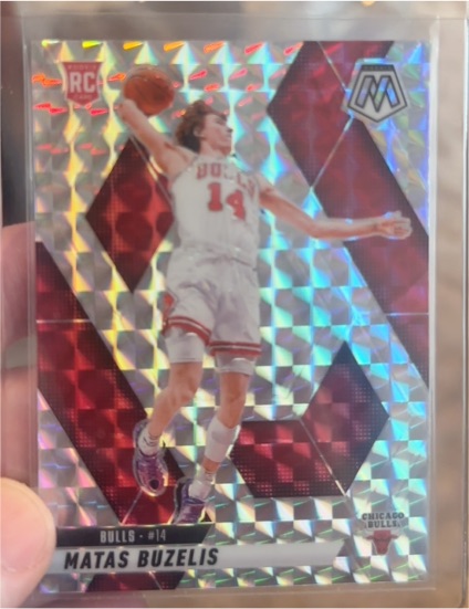 2024-25 Panini Mosaic #223 Matas Buzelis — front