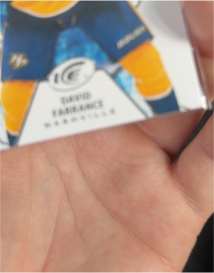 2021-22 Upper Deck Ice David Farrance Nashville Predators — front
