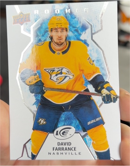 2021-22 Upper Deck Ice #115 David Farrance — front