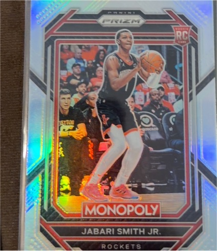 2022-23 Panini Prizm Monopoly #32 Jabari Smith Jr. — front