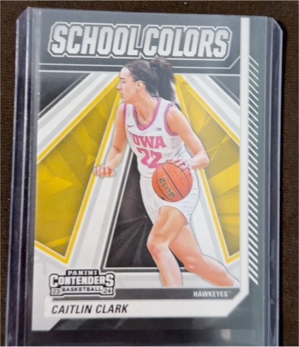 2024 Panini Contenders School Colors #SC4 Caitlin Clark — front