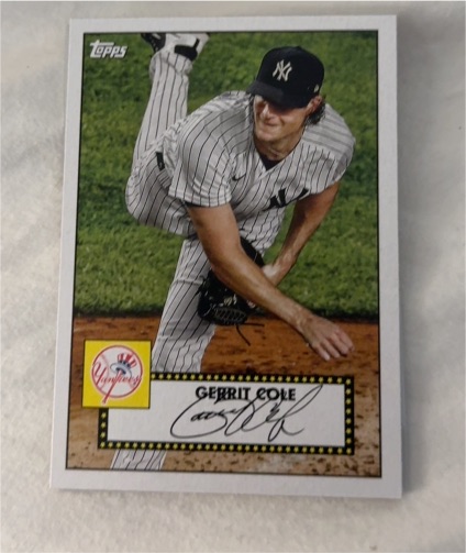 2021 Topps Series 1 1952 Redux #T52-25 Gerrit Cole — front