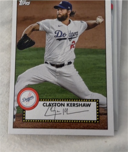 2021 Topps 1952 Redux Chrome #TC52-40 Clayton Kershaw — front