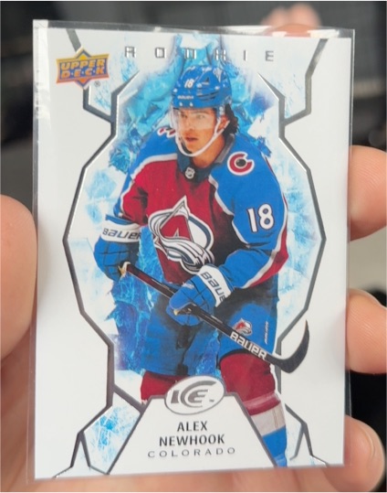 2021-22 Upper Deck Ice #112 Alex Newhook — front