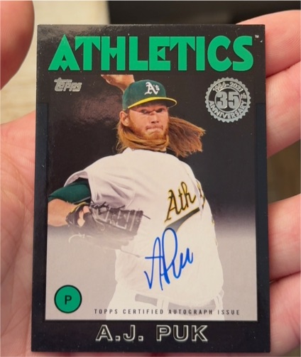 2021 Topps 1986 #86A-AP A.J. Puk — front