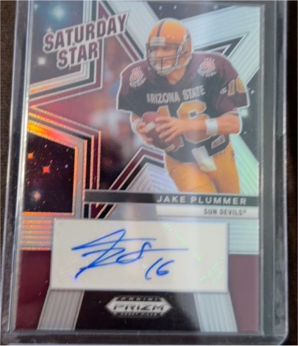 2025 Panini Prizm Draft Picks #SSS-JPR Jake Plummer Saturday Star Silver Auto — front