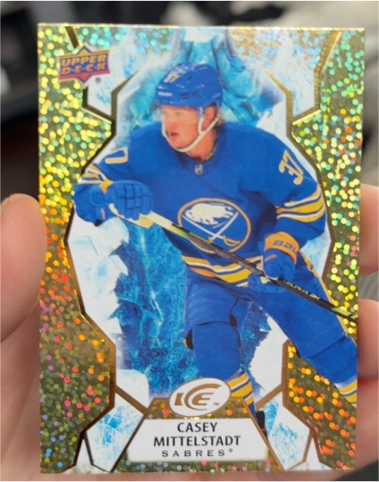 2021-22 Upper Deck Ice #38 Casey Mittelstadt — front