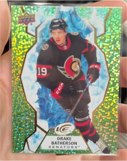 2021-22 Upper Deck Ice #7 Drake Batherson — front