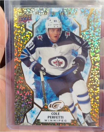 2021-22 Upper Deck Ice #104 Cole Perfetti — front