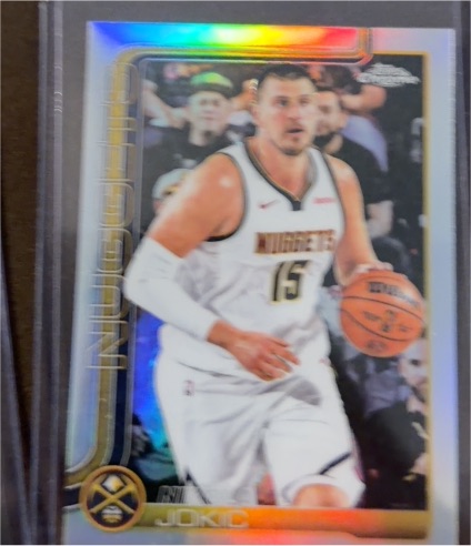 2025-26 Topps Chrome #25 Nikola Jokic — front