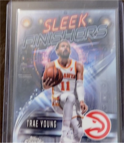 2025-26 Topps Chrome #SF-20 Trae Young Sleek Finishers — front