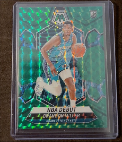 2023-24 Panini Mosaic NBA Debut #252 Brandon Miller — front