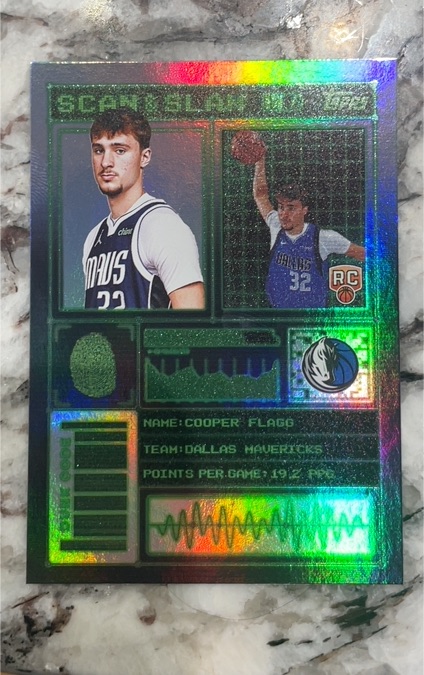 2025-26 Topps Scan & Slam #SS-12 Cooper Flagg — front