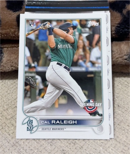 2022 Topps #277 Cal Raleigh — front