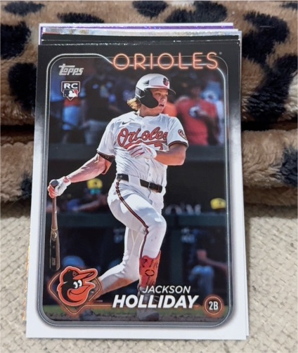 2024 Topps Update Series #US50 Jackson Holliday Rookie — front