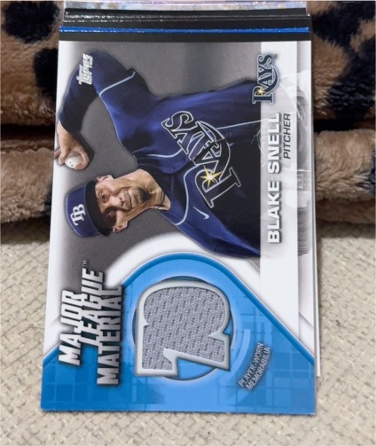 2021 Topps Major League Materials #MLM-BS Blake Snell — front