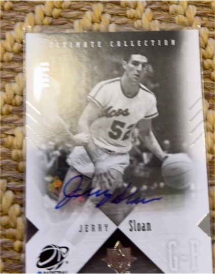 2010-11 Upper Deck Ultimate Collection Jerry Sloan — front