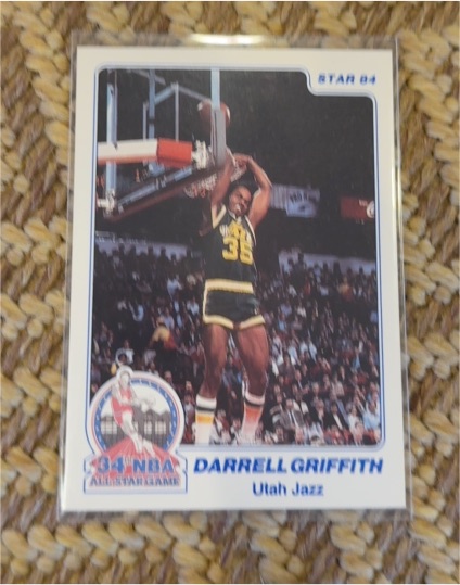 1984 Star #28 Darrell Griffith Utah Jazz — front