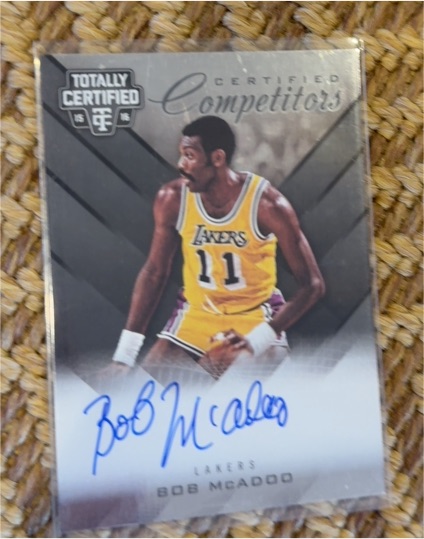 2015 Panini Totally Certified Competitor #CCA-BM Bob McAdoo — front