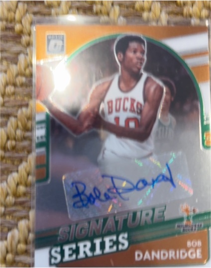 2021-22 Donruss Optic Signature Series #SS-BD Bob Dandridge — front