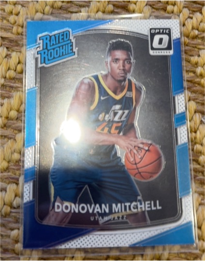 2017-18 Donruss Optic #188 Donovan Mitchell — front