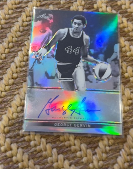 2021 Leaf Metal #BA-GG1 George Gervin — front