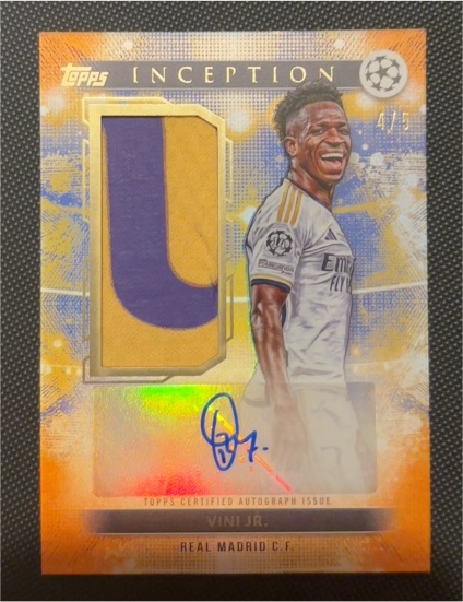 2023 Topps Inception #4/5 Vinicius Jr. — front