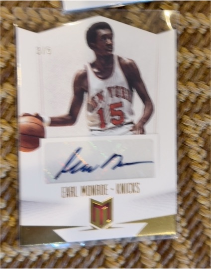 2012-13 Panini Momentum Monumental Marks #? Earl Monroe — front