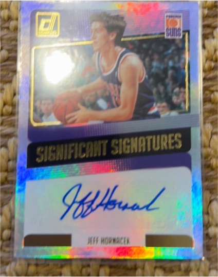 2018-19 Donruss #SS-JHK Jeff Hornacek Significant Signatures — front
