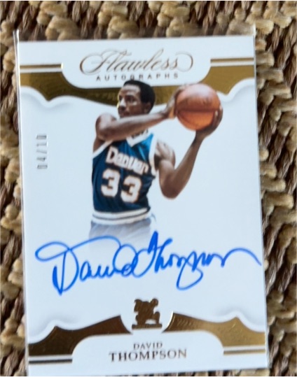 2023 Panini Flawless Excellence #2 David Thompson — front